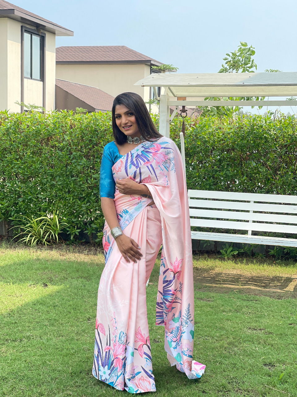 Spsc 63 Regular Wear Digital Printed Japan Silk Saree Collection 